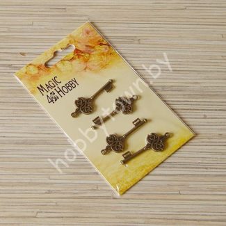 Декоративные металлические элементы "Ключик" 1шт.